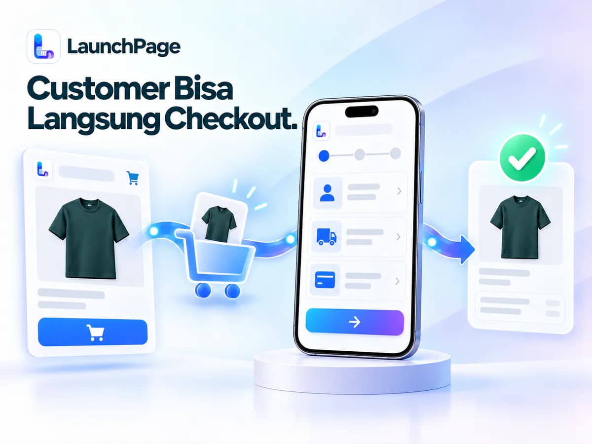 Alur checkout customer pada katalog dan smartphone
